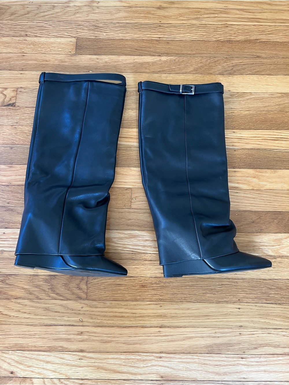 Steve Madden Corenne Knee High Leather Boots - Picture 2 of 8